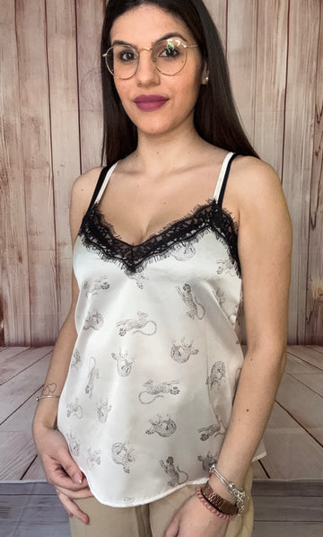 MIMÌ MUÀ top in raso