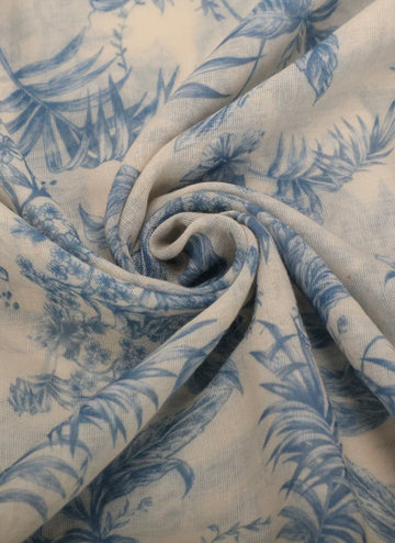 MIMÌ MUÀ foulard fantasia Toile de Jouy