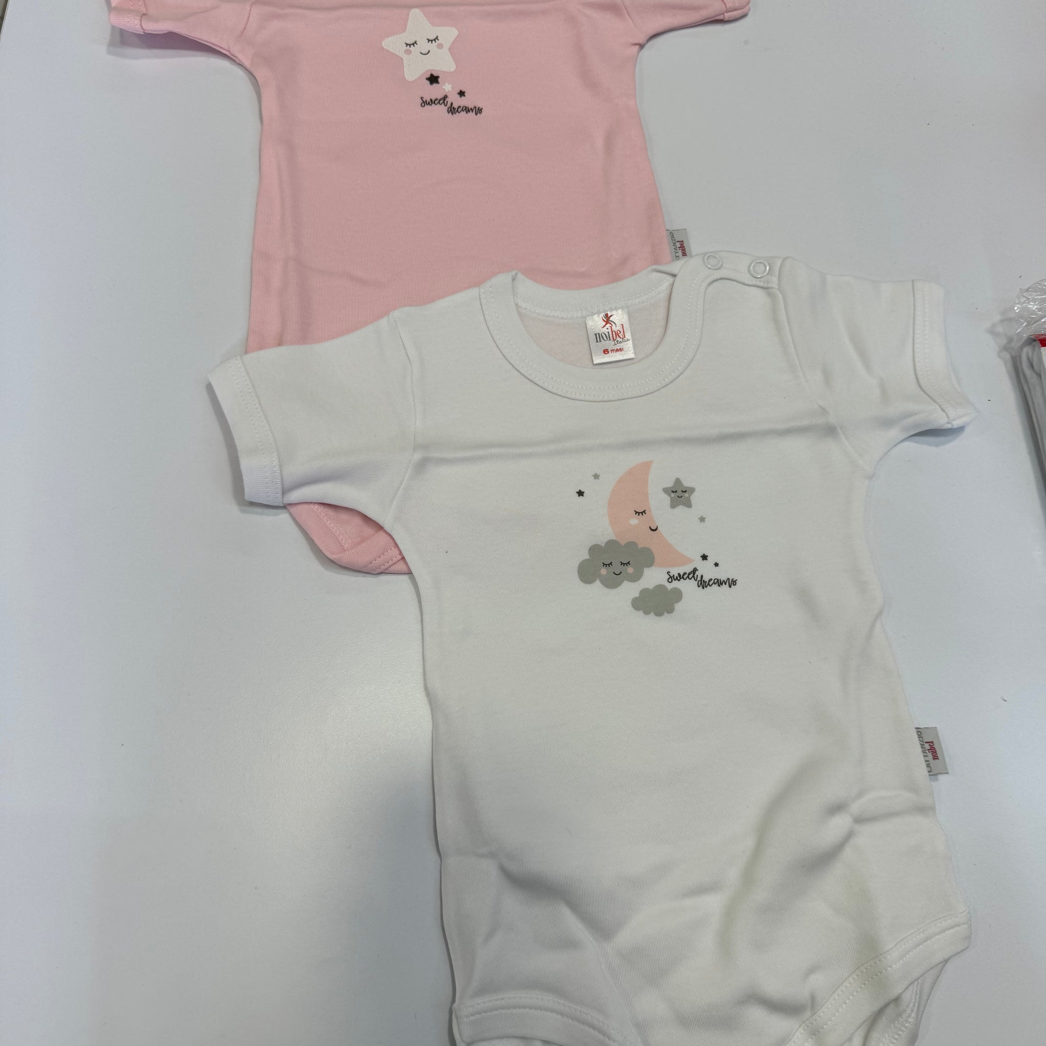 Lattanzio bi-pack body manica corta neonata