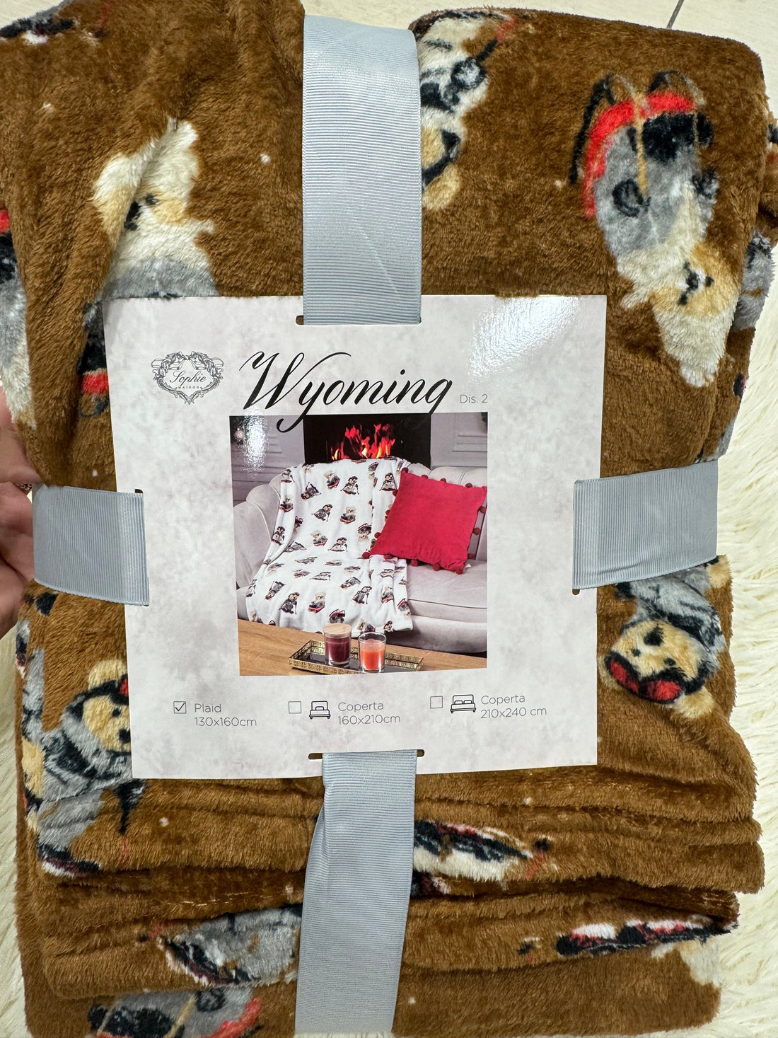 Sophie Maison plaid 1 piazza e mezza WYOMING