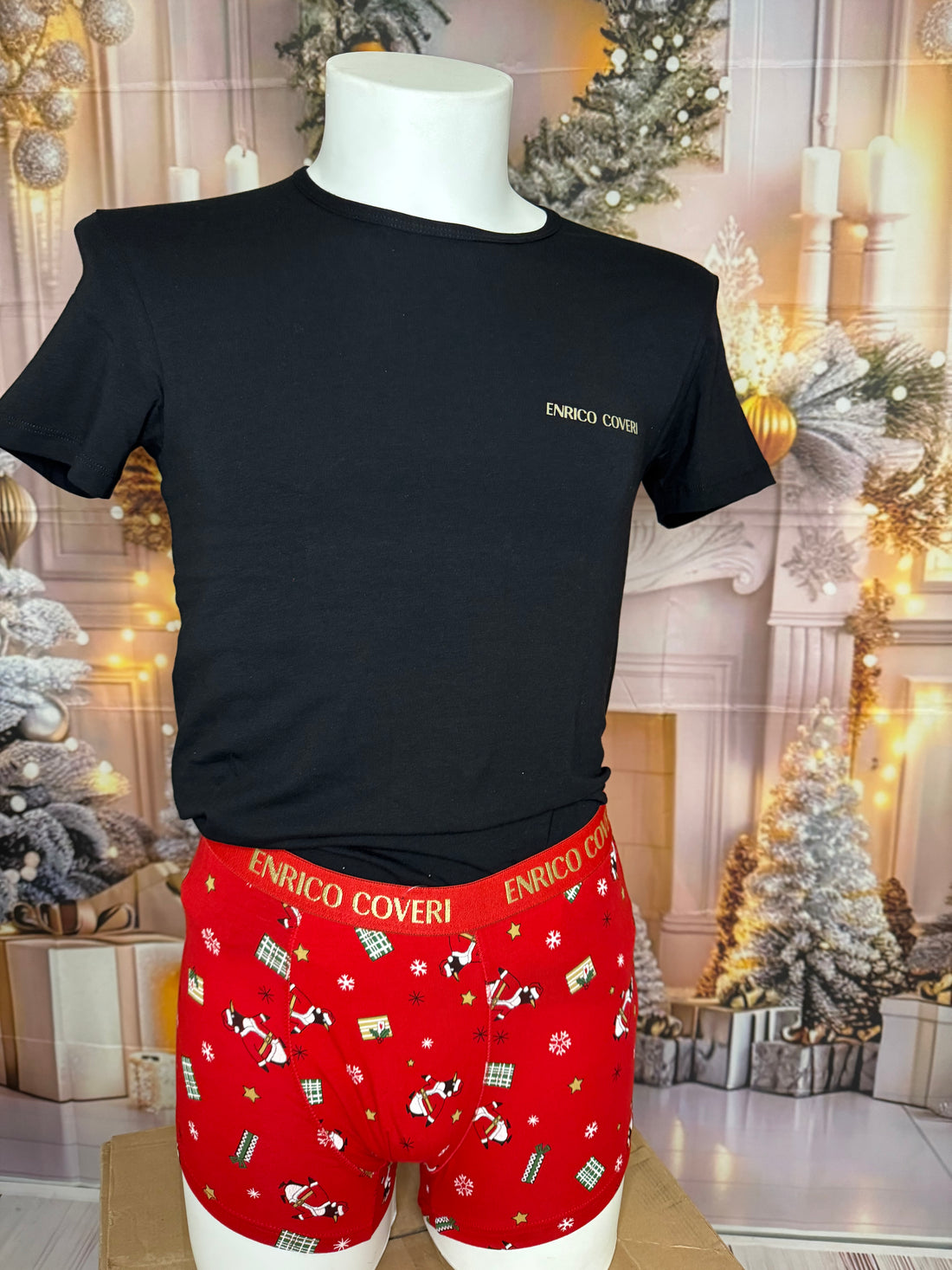 Enrico COVERI coordinato t-shirt e boxer