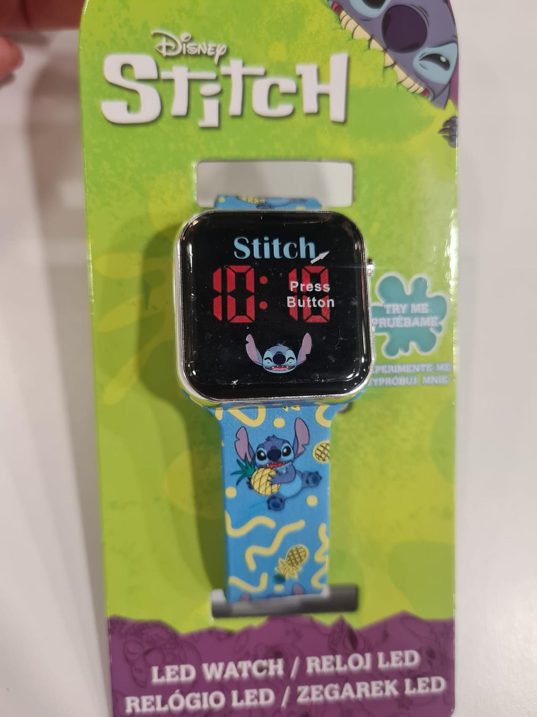 Stitch orologio digitale