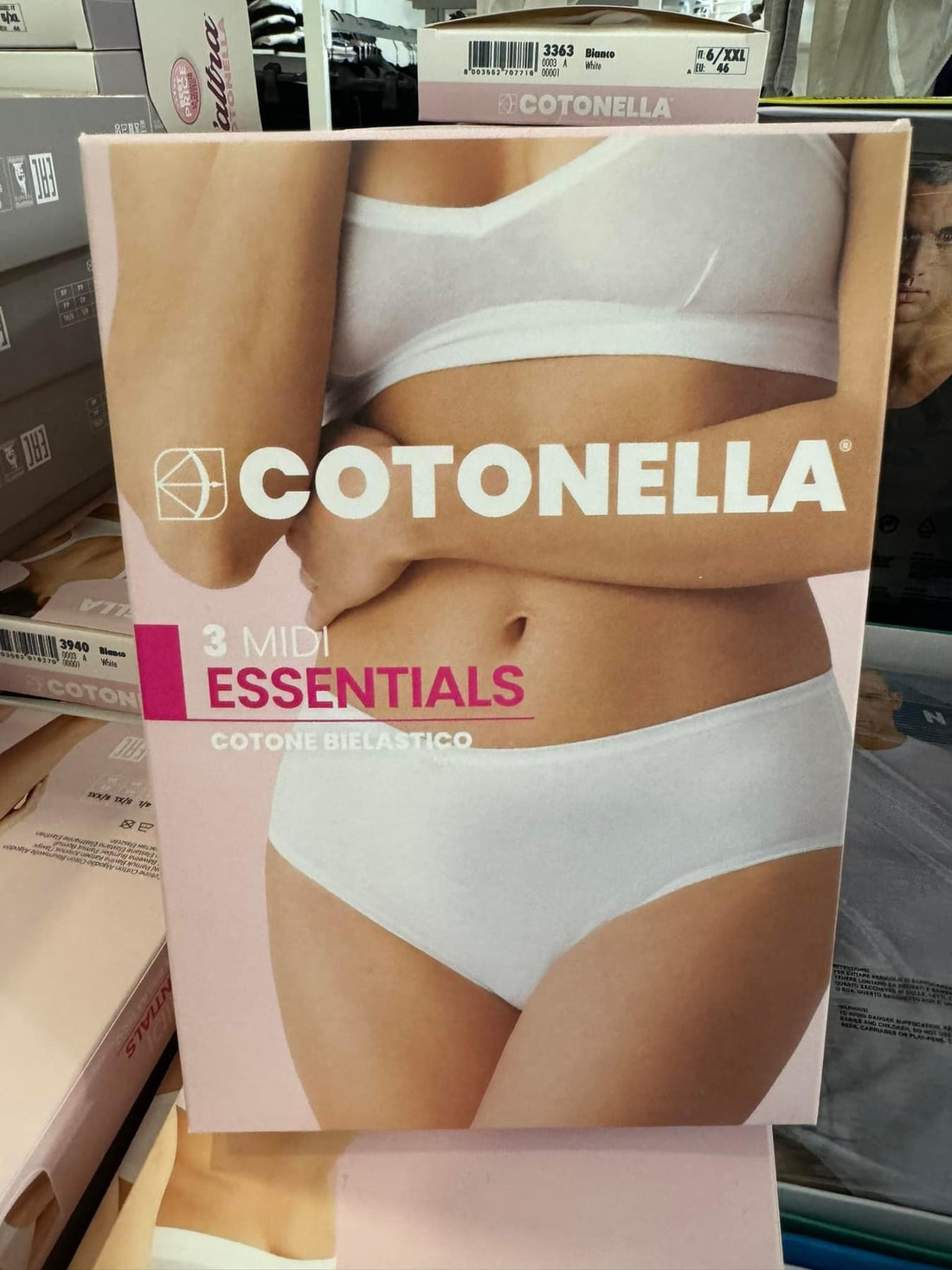 L’altra cotonella tris slip midi