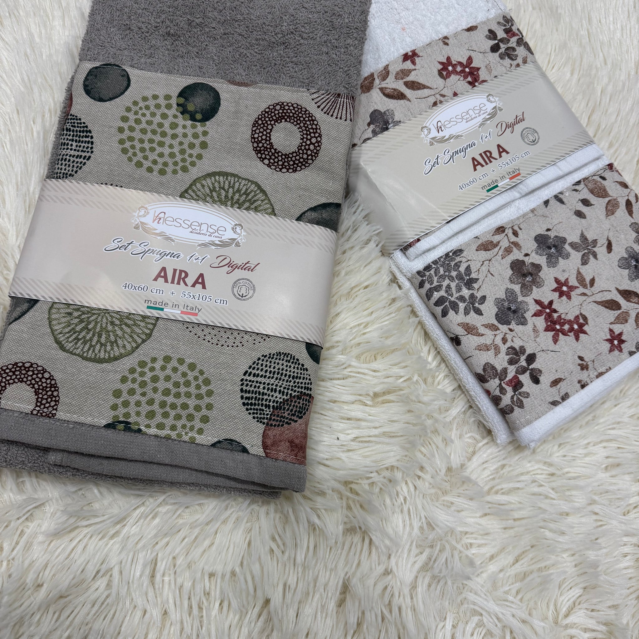 Hessense coppia asciugamani AIRA