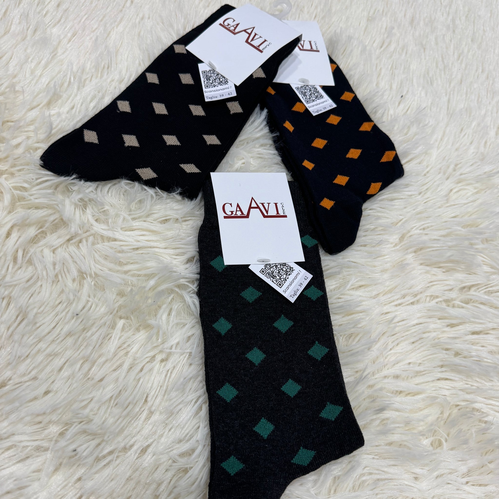 Gaavi calzino corto uomo Rombo