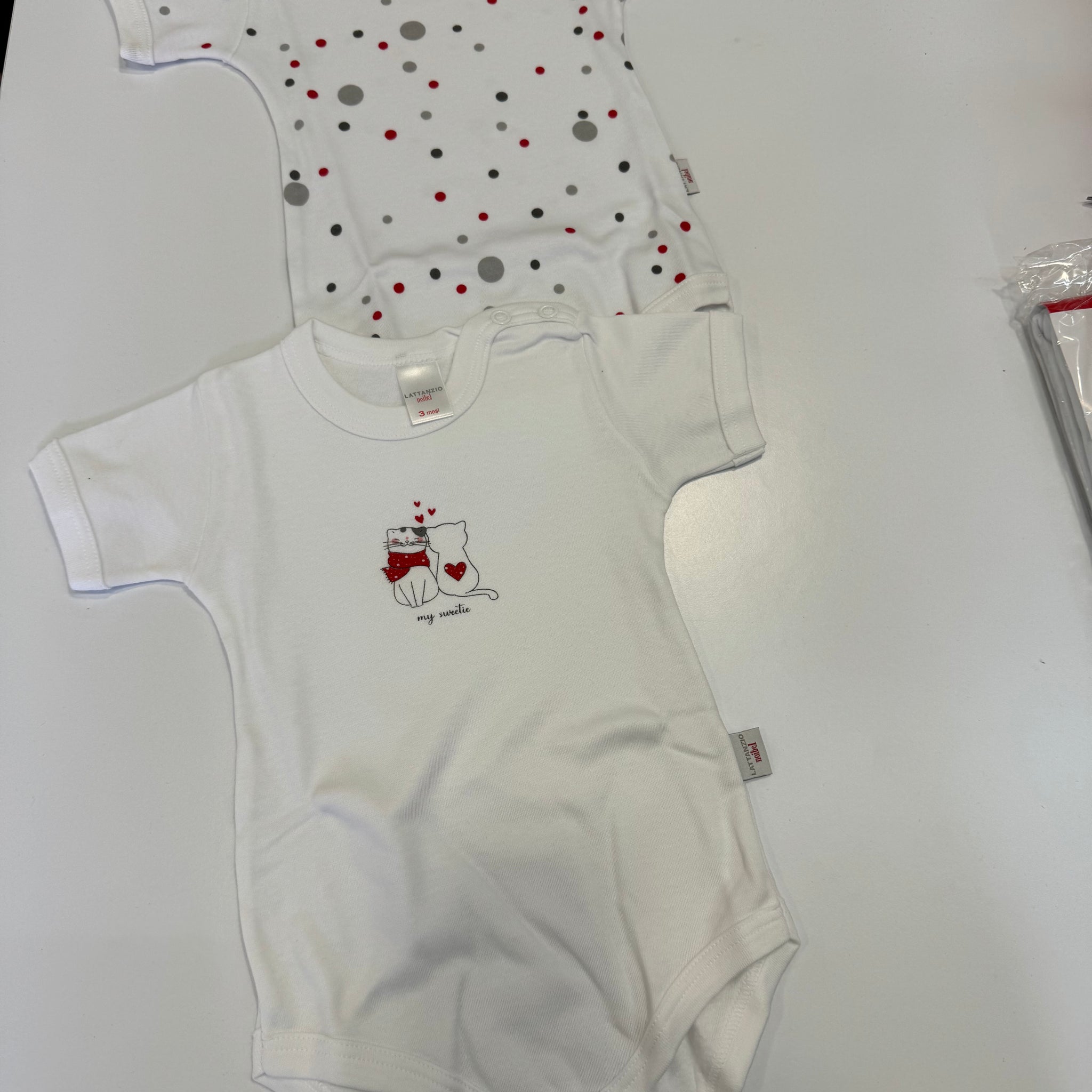 Lattanzio bi-pack body manica corta neonata