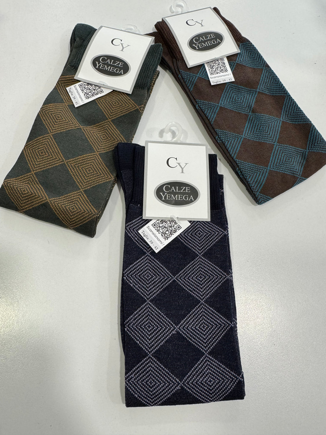 Yemega calzino lungo uomo