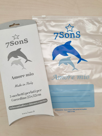 7Sons sacchetti perlati per corredino