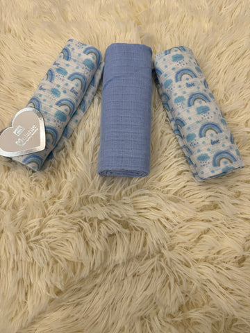 Melanie quadrati di garza Love