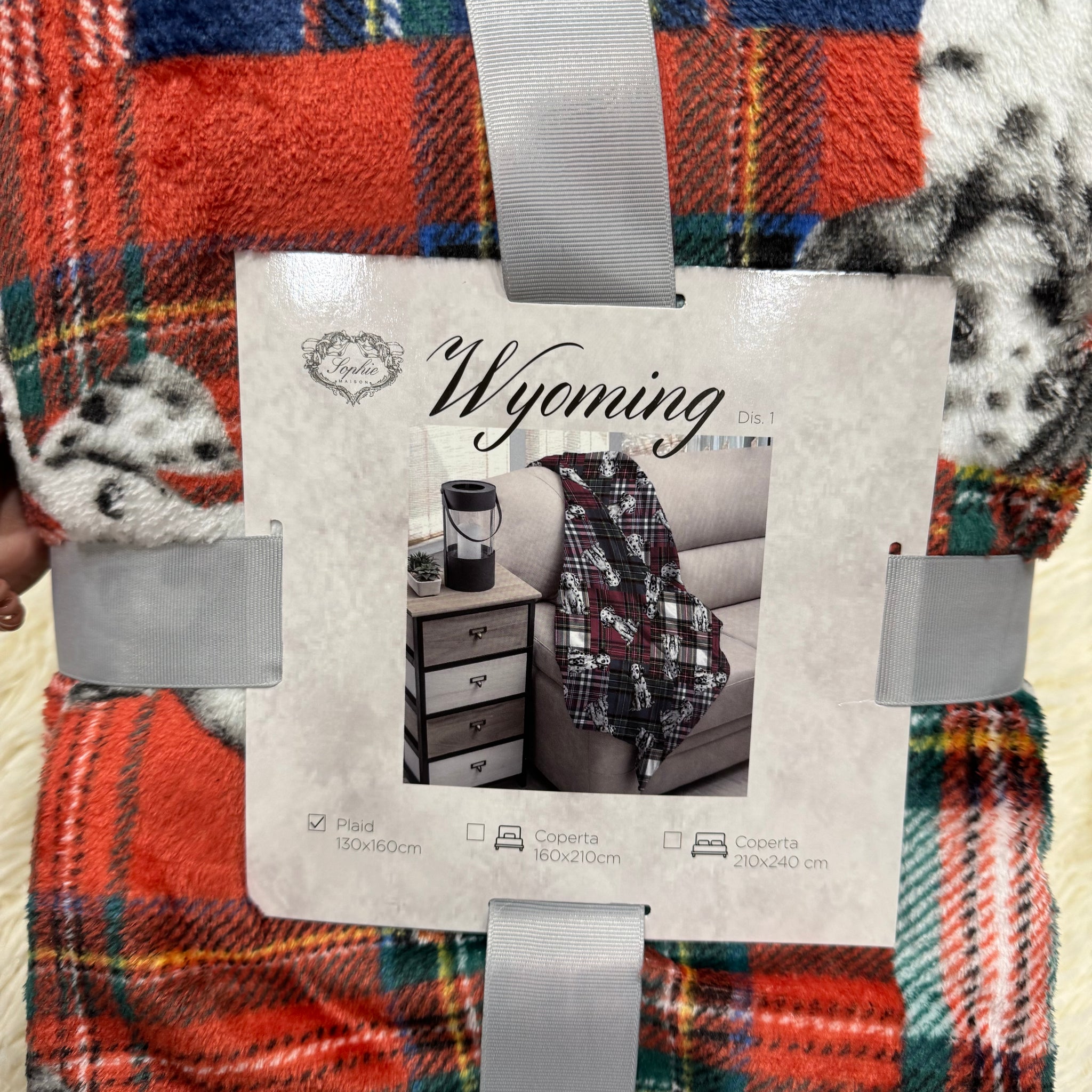 Sophie Maison plaid 1 piazza e mezza WYOMING
