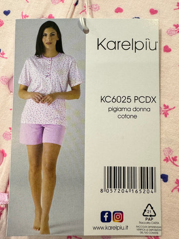 Karelpiù pigiama donna calibrato