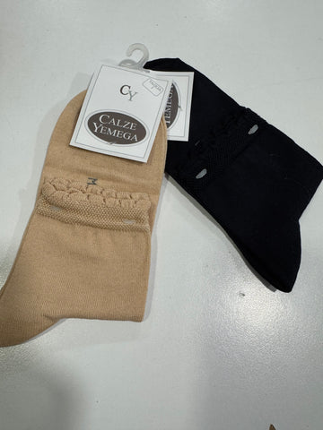 Yemega calza corta donna