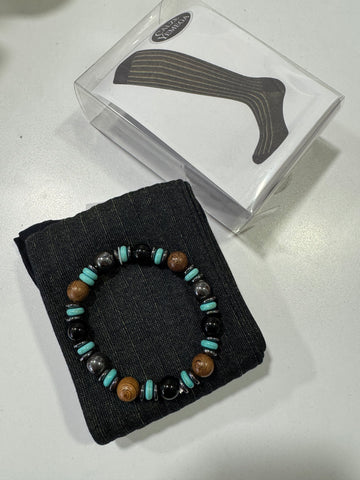 YEMEGA set regalo calzino lungo moda e bracciale uomo