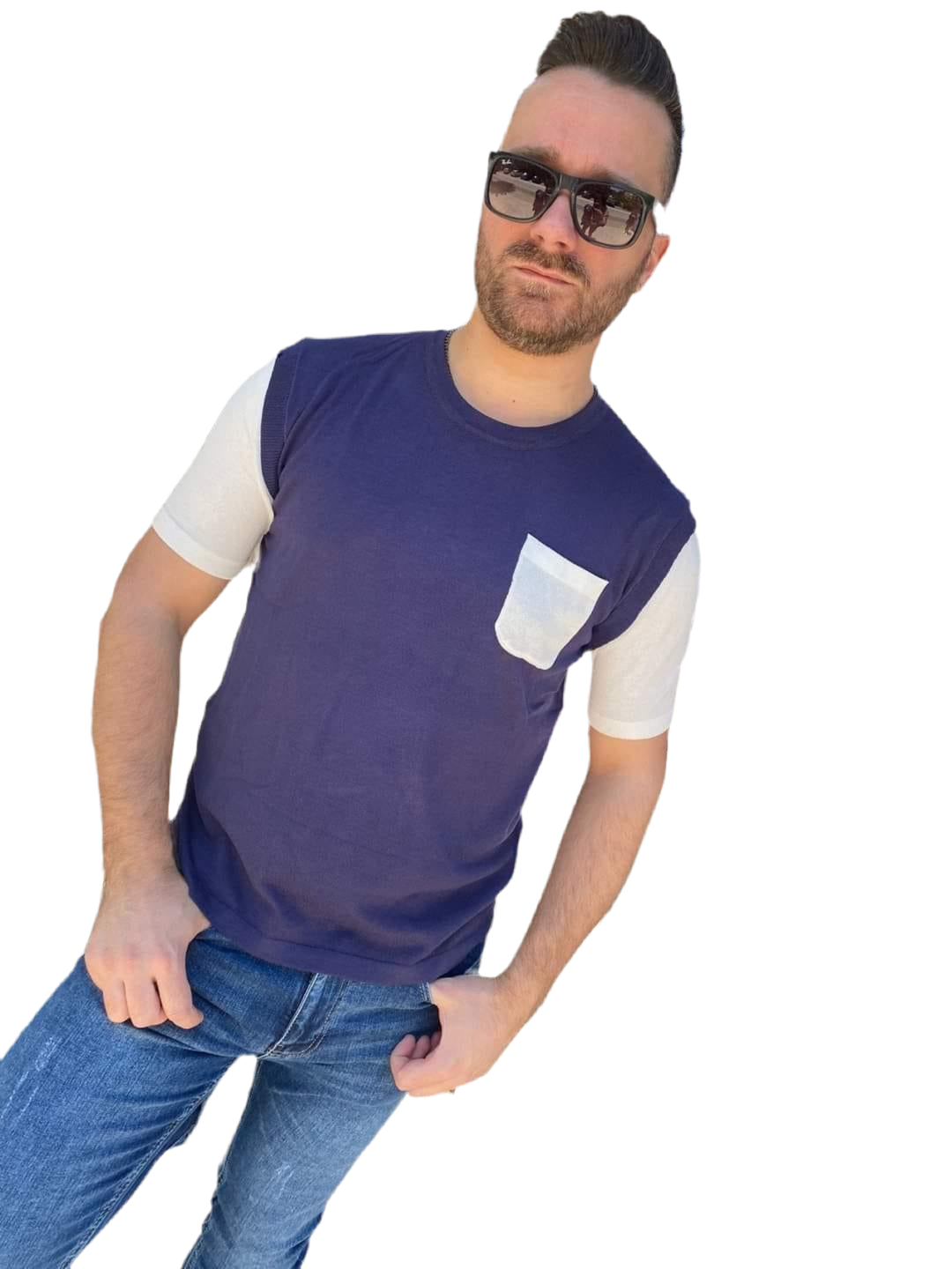 7x8 t-shirt in filo di scozia uomo