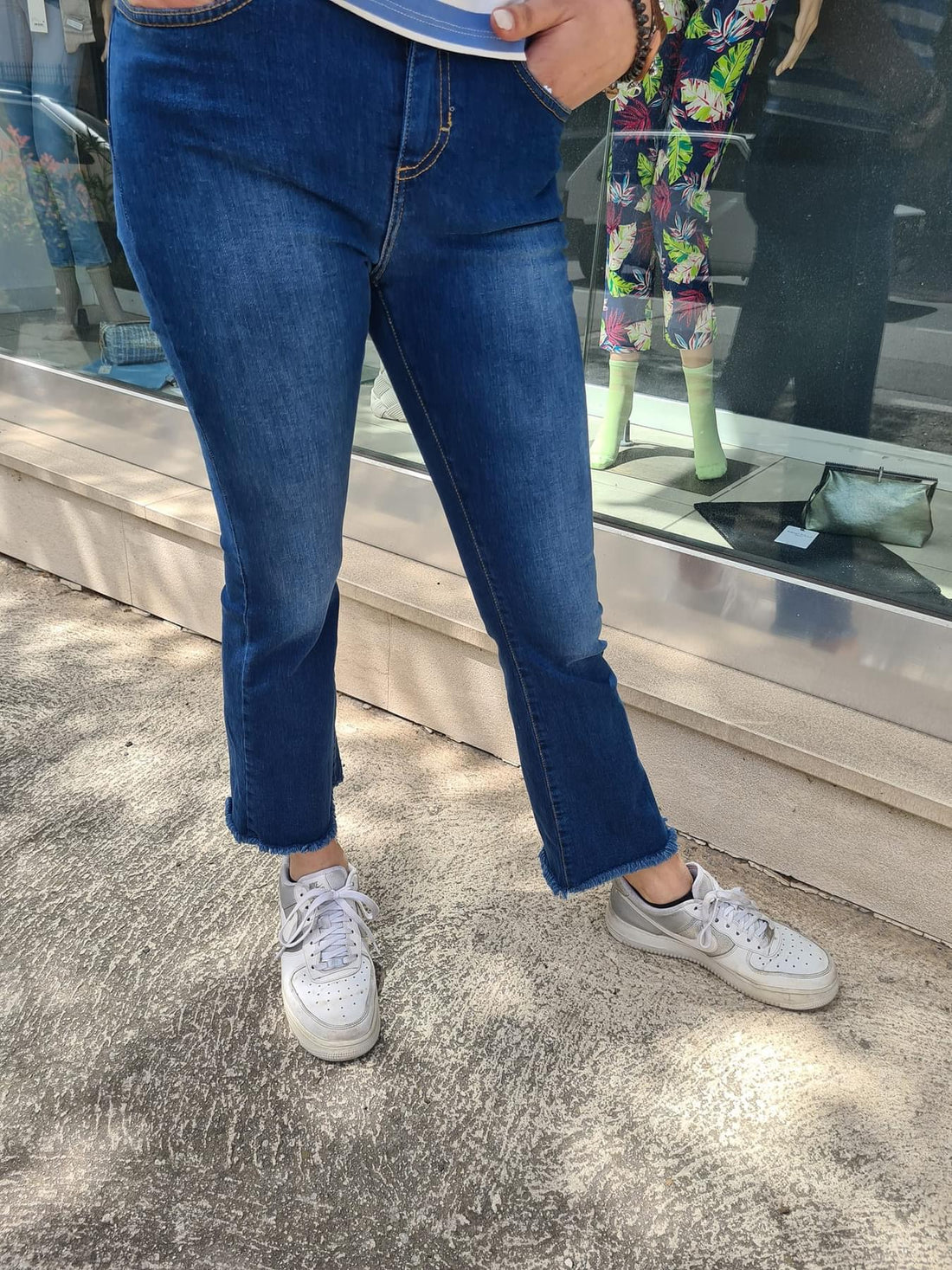 MIMÌ MUÀ jeans cropped flare