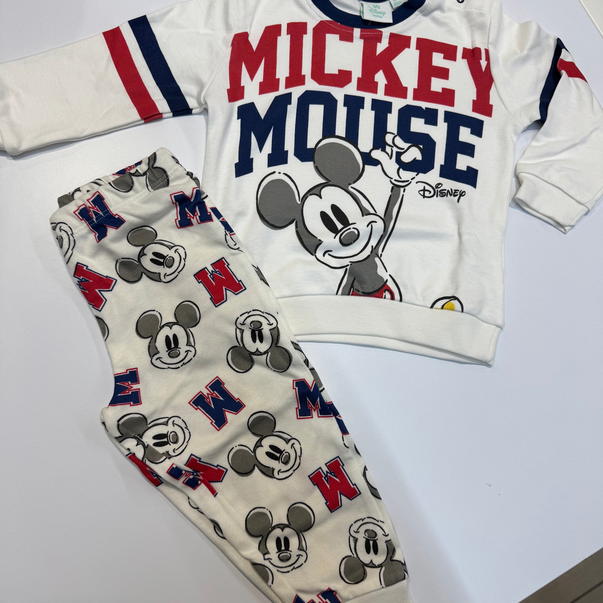 Disney pigiama neonato caldo cotone Mickey mouse