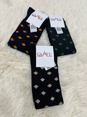 Gaavi calzino lungo uomo Rombo