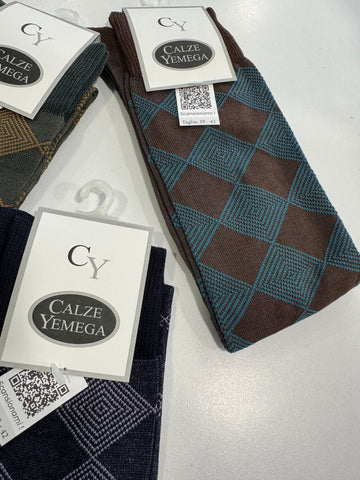 Yemega calzino lungo uomo