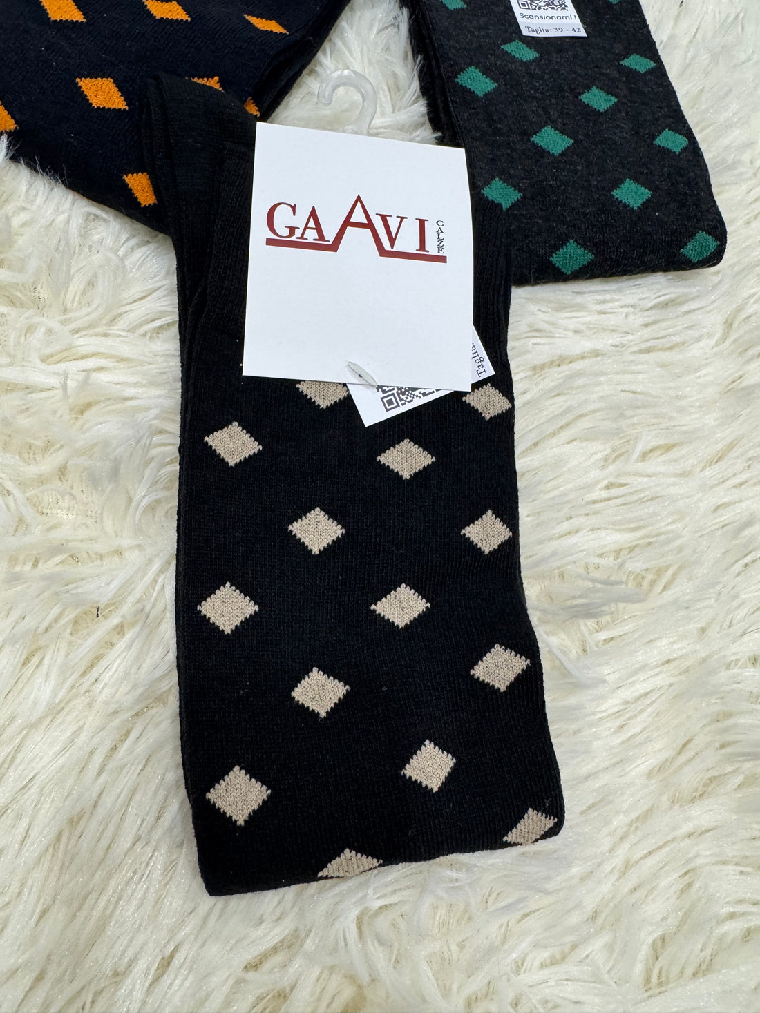 Gaavi calzino lungo uomo Rombo