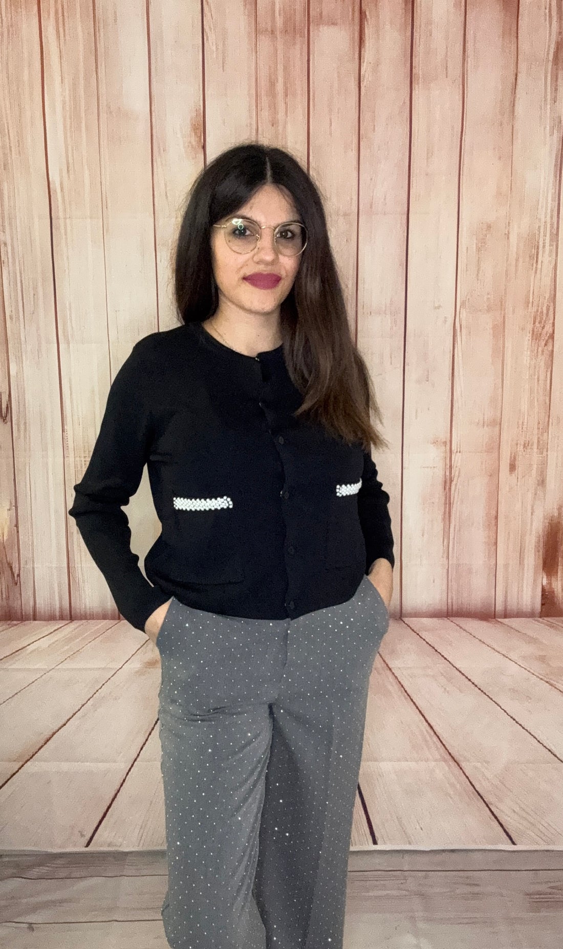 MIMÌ MUÀ cardigan perle