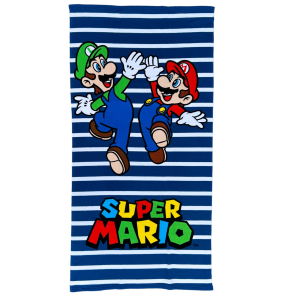 Super Mario telo mare microfibra