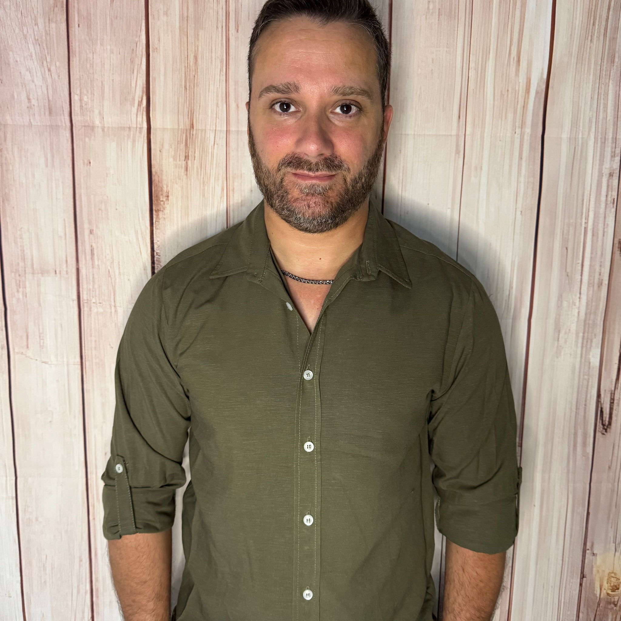 7x8 camicia con alamari