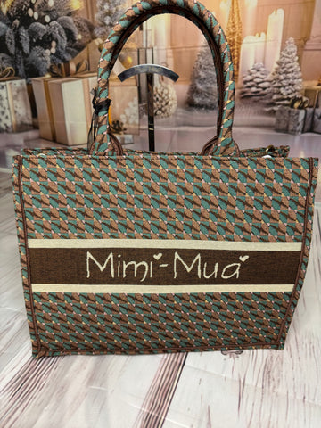 MIMÌ MUÀ borsa shopper grande fantasia