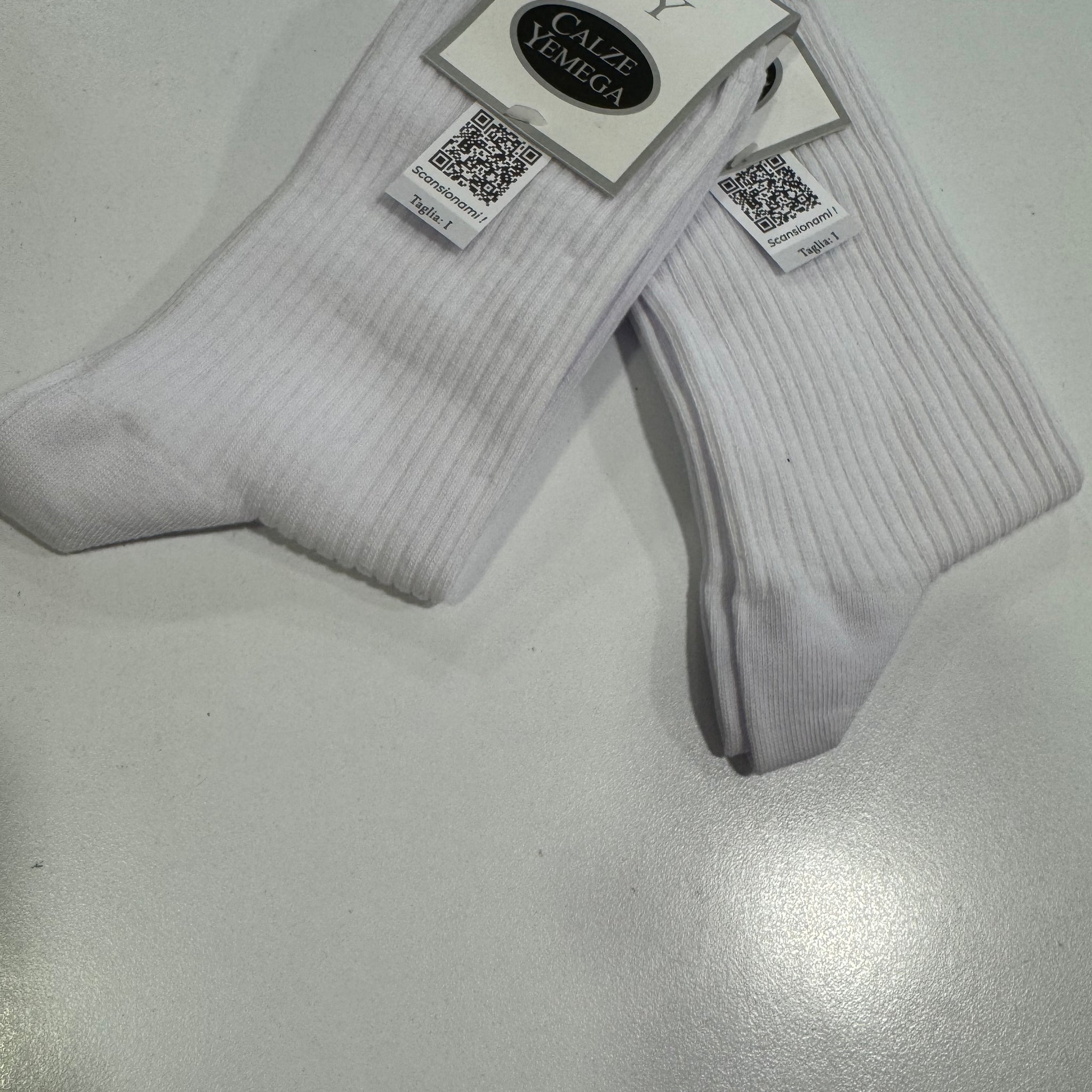 Yemega calza cotone corto donna