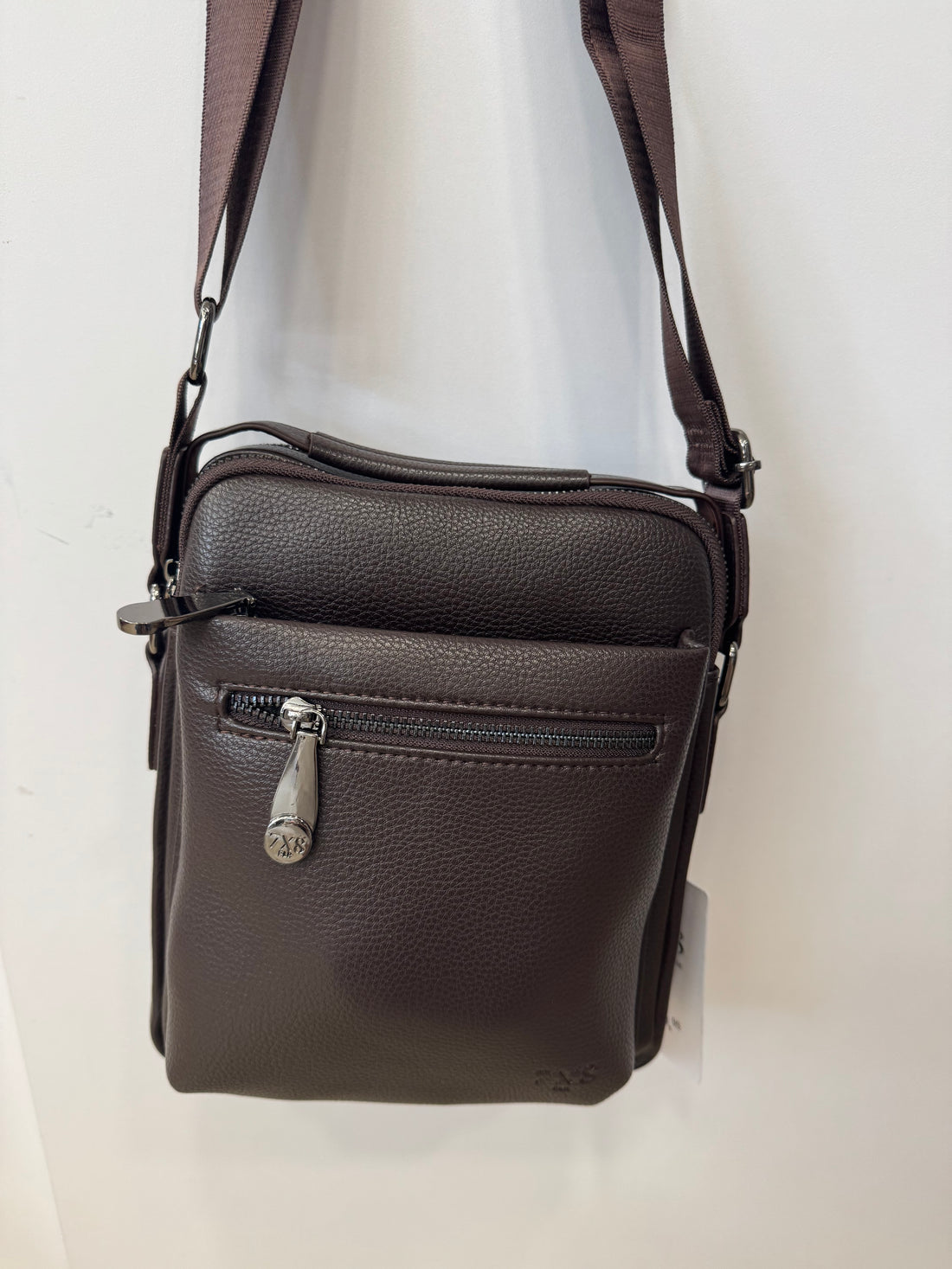 7x8 borsa a tracolla soft in similpelle