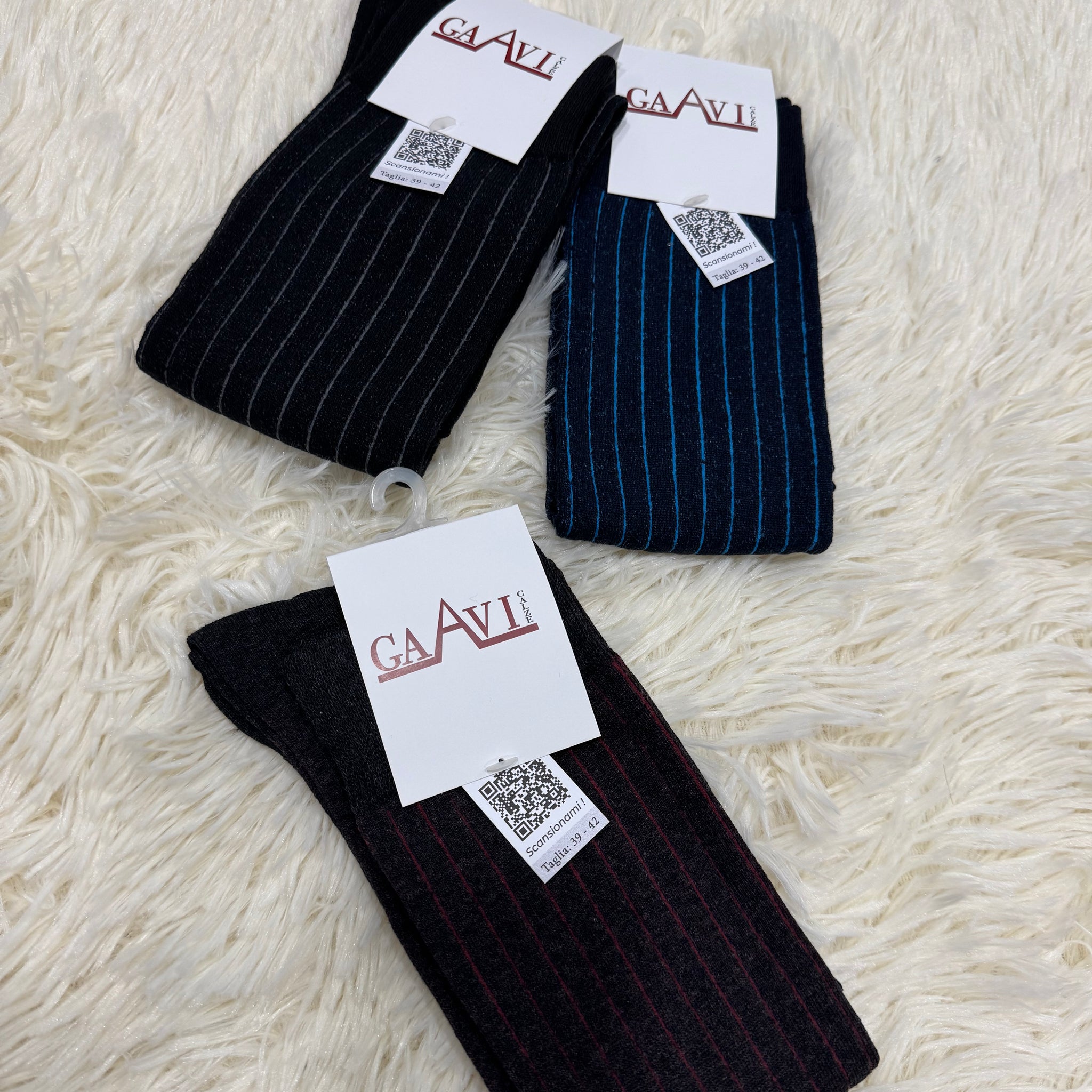 Gaavi calzino lungo uomo Righe