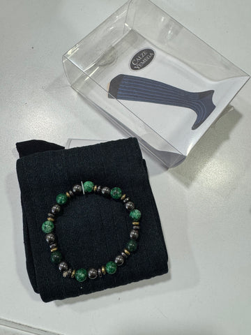 YEMEGA set regalo calzino fantasia e bracciale uomo