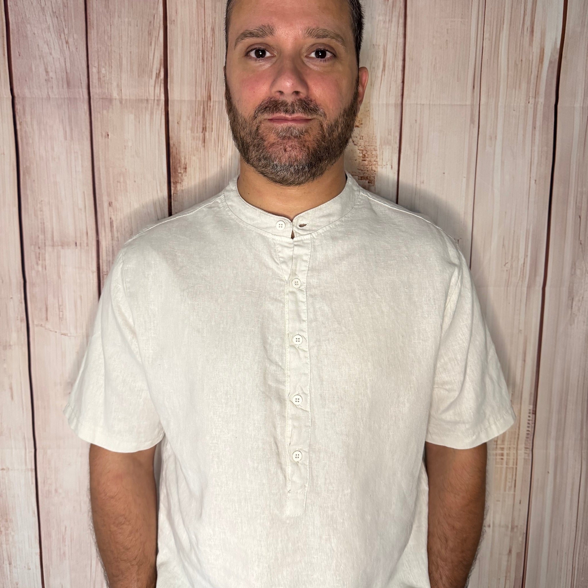 7x8 camicia in lino e cotone