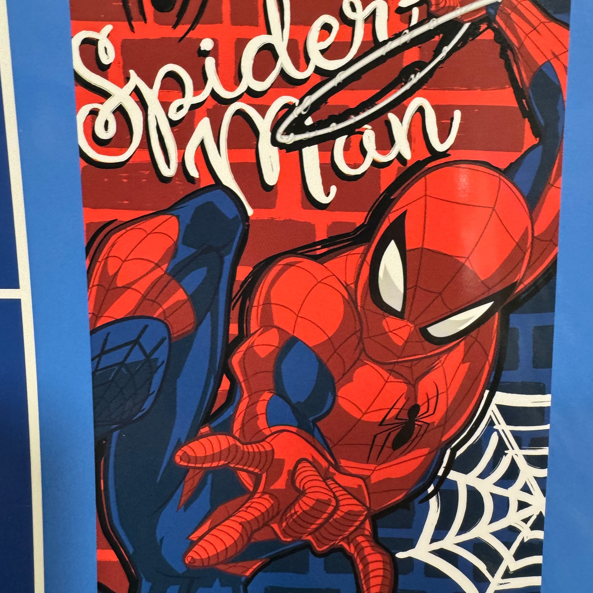 Spiderman plaid in pile bimbo