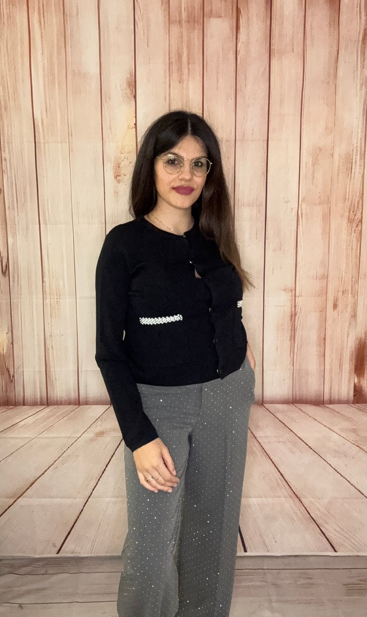 MIMÌ MUÀ cardigan perle