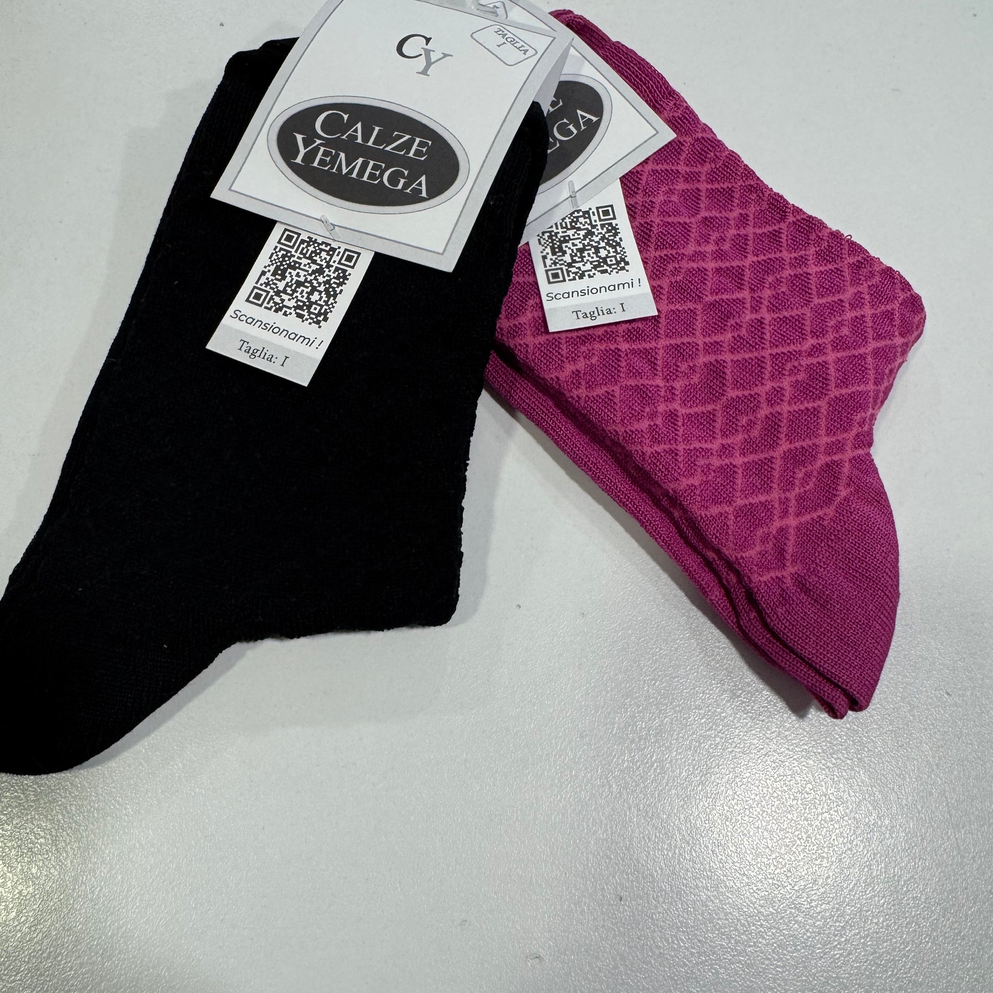 Yemega calzino corto lavorato donna