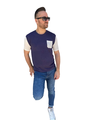 7x8 t-shirt in filo di scozia uomo